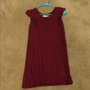 Cute burnt red/burgundy dress